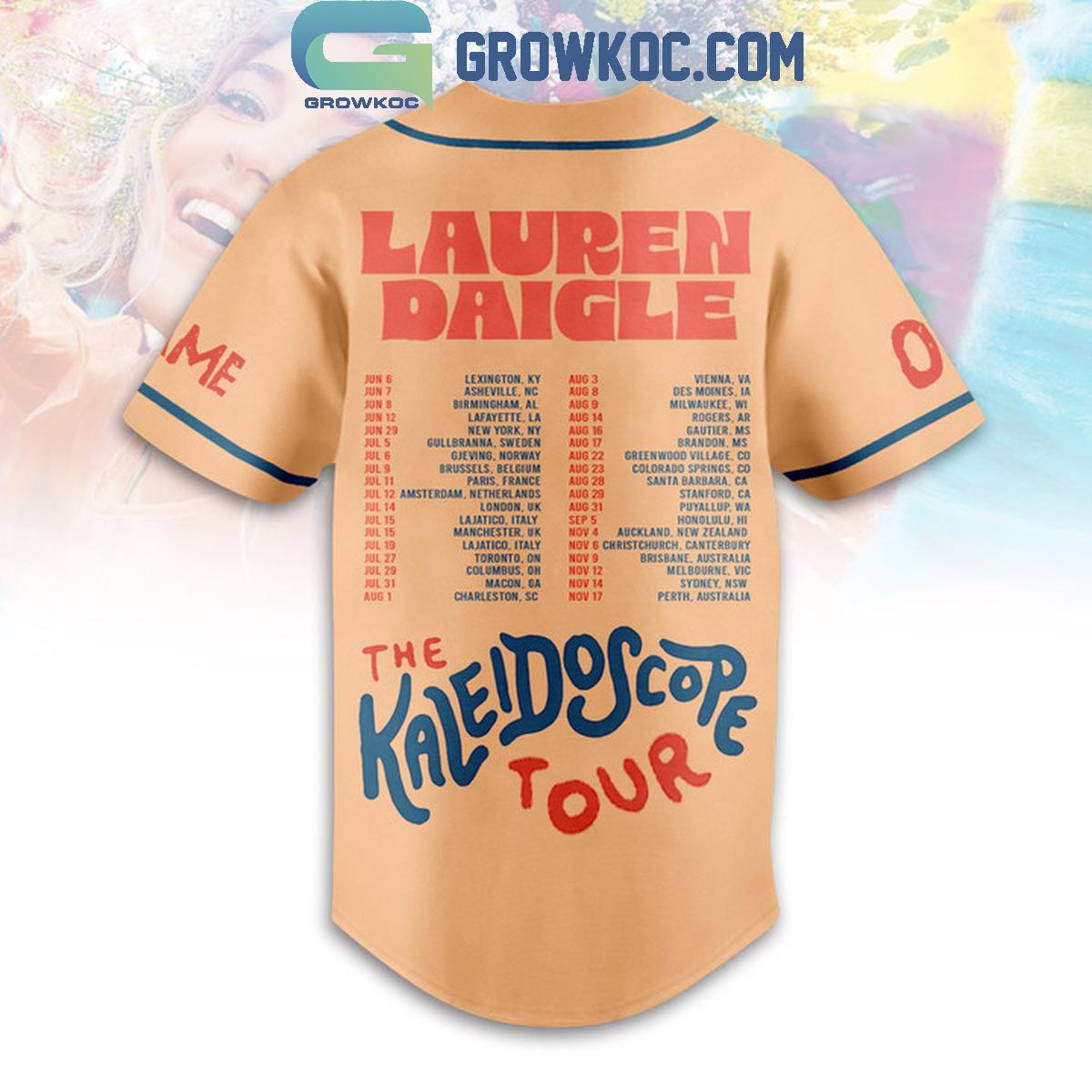 Lauren Daigle The Kaleidoscope Tour 2024 Personalized Baseball Jersey