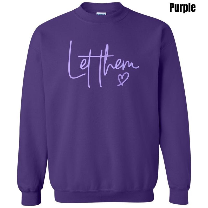 Lavender Let Them PUFF Sweatshirt T-Shirts, Hoodie | WearSparks.com