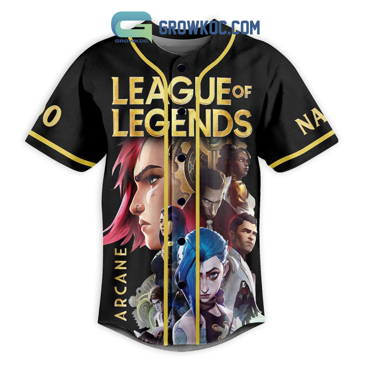 League Of Legends Make You Strong Personalized Baseball Jersey