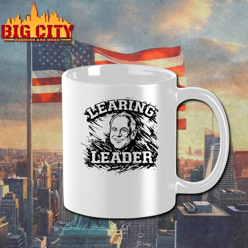 Learing Leader Tim Walz black and white shirt