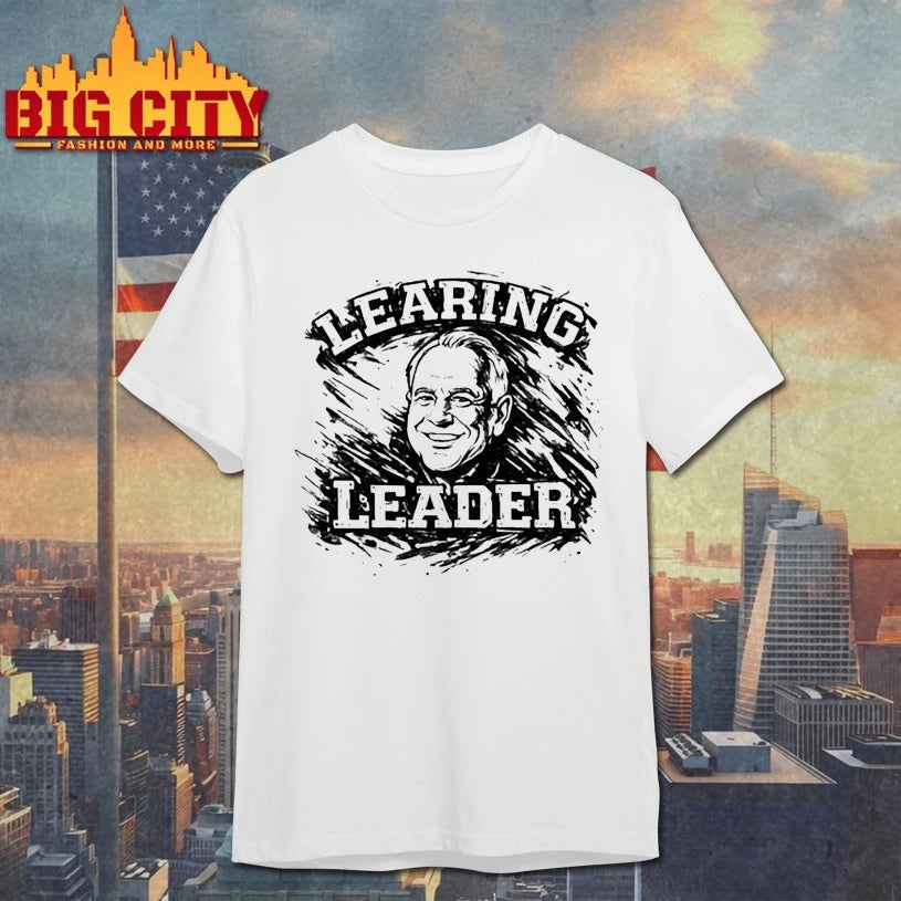Learing Leader Tim Walz black and white shirt