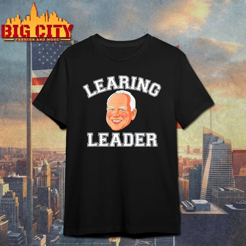 Learing Leader Tim Walz face shirt
