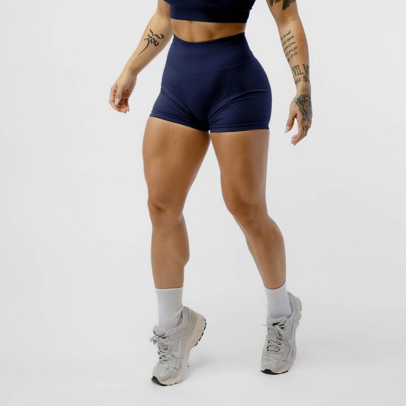 Legacy Seamless Cobalt Shorts - Knitted Summer Bottoms for Women T-Shirts, Hoodie, Sweatshirt | WearSparks.com
