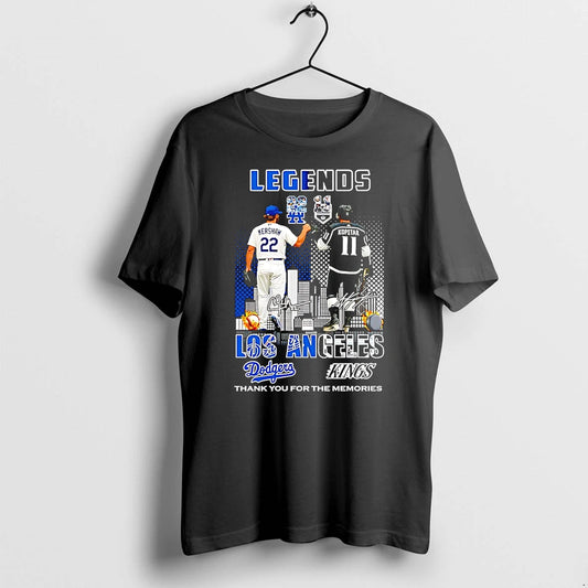 Legends Clayton Kershaw Dodgers And Anze Kopitar Kings Los Angeles Signatures Tshirts Sweater