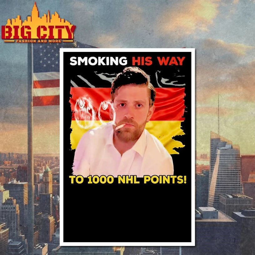 Leon Draisaitl Smoking His Way To 1000 NHL Point shirt