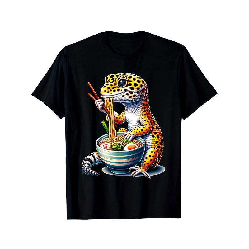 Leopard Gecko Ramen Lovers T-Shirt