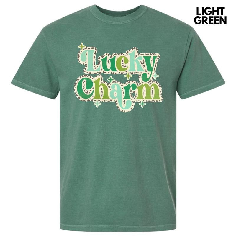Leopard Lucky Charm Comfort Colors T-Shirt Hoodie, Sweatshirt | WearSparks.com