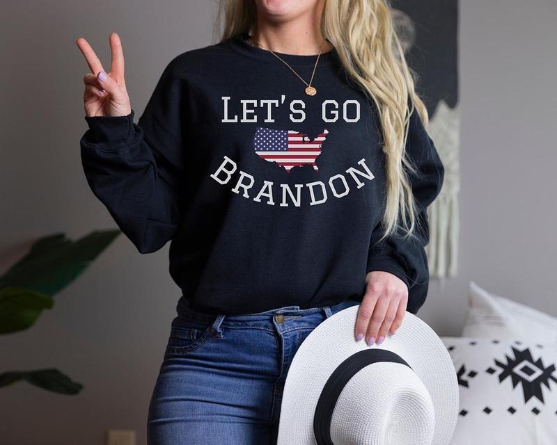 Let S Go Brandon Sweatshirt Chant Shirt Fjb Biden Funny Conservative Meme Patriot Shirt Hoodie | WearSparks.com