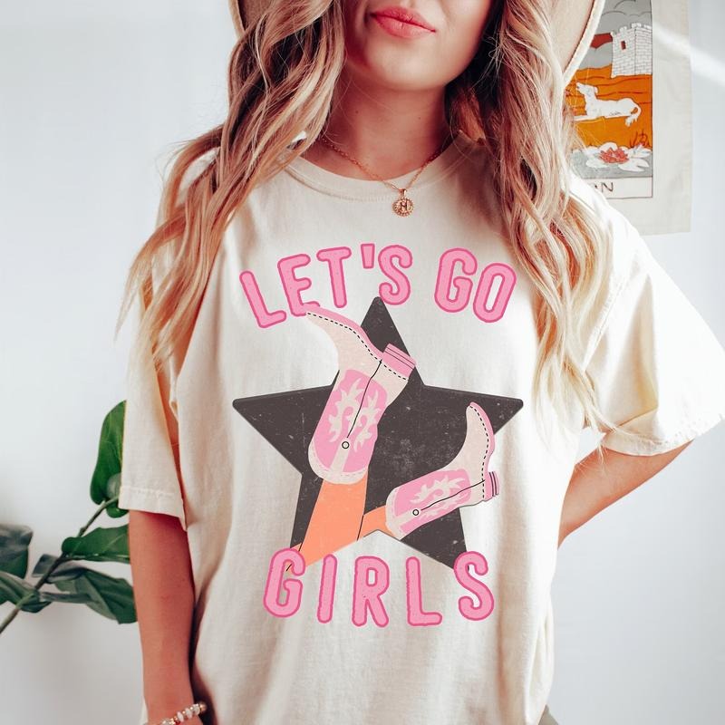 Let's Go Girls Child Shirt, Kids Graphic Tee, Rodeo Graphic Tee Hoodie, Sweatshirt | WearSparks.com