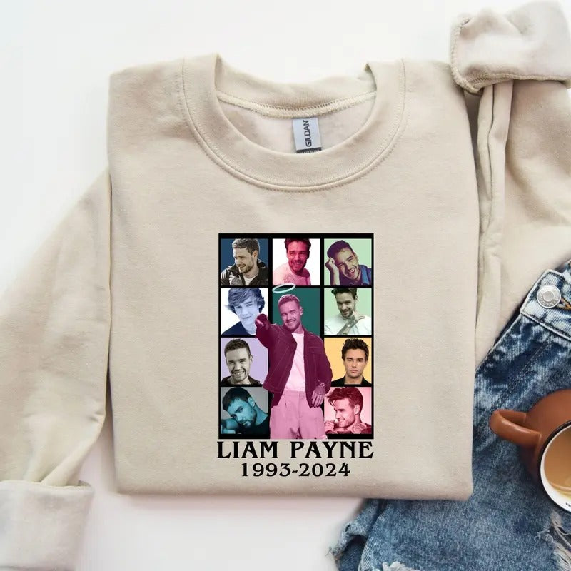 Liam Payne T-shirts, Music Lovers Sweatshirts, In Memory Of Liam Payne Shirts, Liam Payne Lovers Shirts, Thank You Liam...