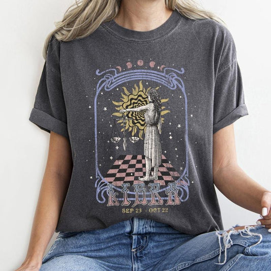 Libra Zodiac Comfort Colors Tees, Horoscope, Astrology Hoodie, Sweatshirt | WearSparks.com