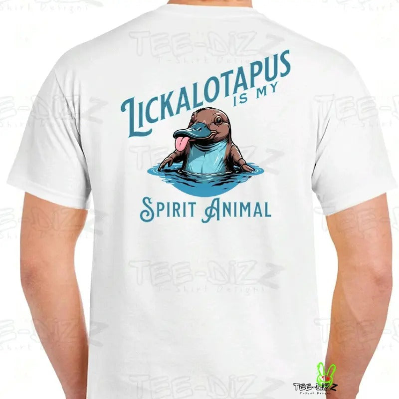 Lickalotapus is my Spirit Animal Men's funny T-shirt Crewneck Menswear Hoodie, Sweatshirt | WearSparks.com