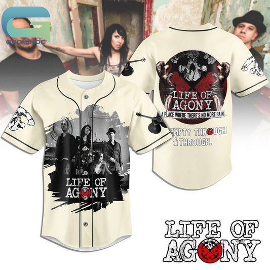Life Of Agony A Place Where There’s No More Fan Baseball Jersey
