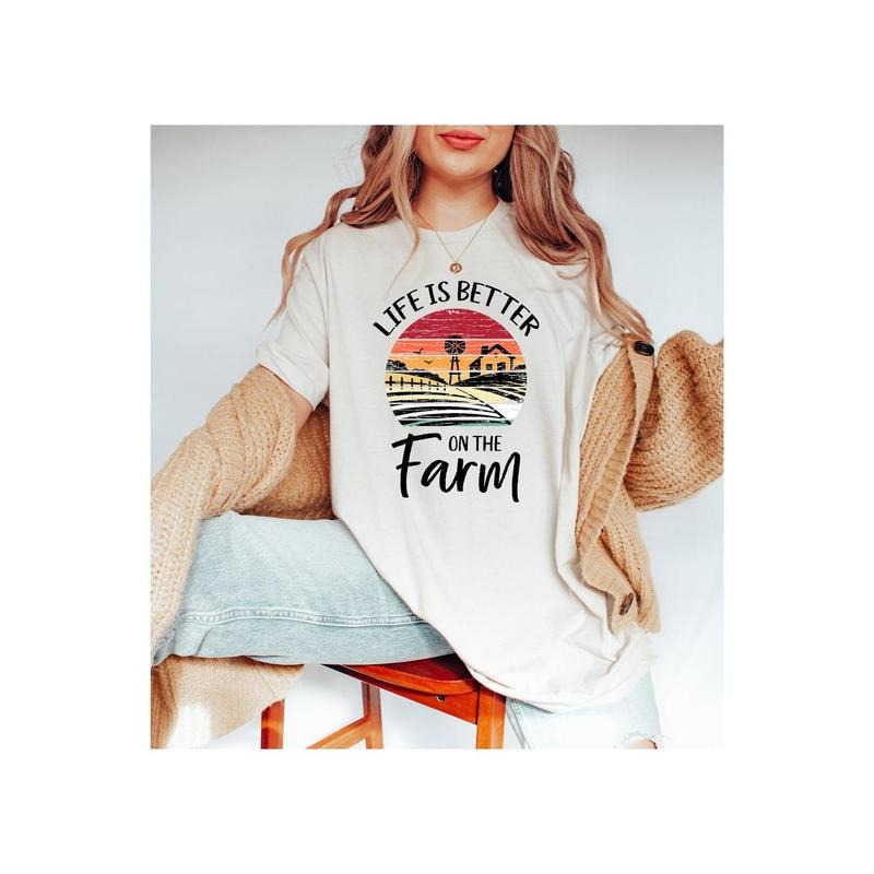 Life is Better On The Farm Shirt, Funny Farming Shirt, Farm Life Shirt, Farmer Shirt, Farmer Sweatshirt Hoodie