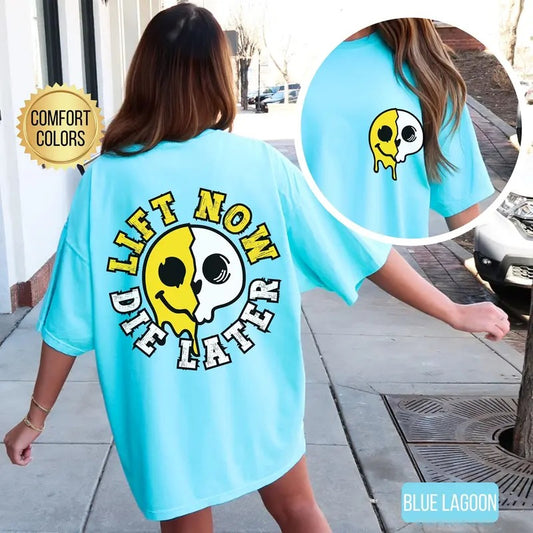 Lift Now Die Later s Shirt Pump Cover Weightlifting Gift Workout Tee Gift For Gym Lover Fitness Shirt Trendy Workout Top...