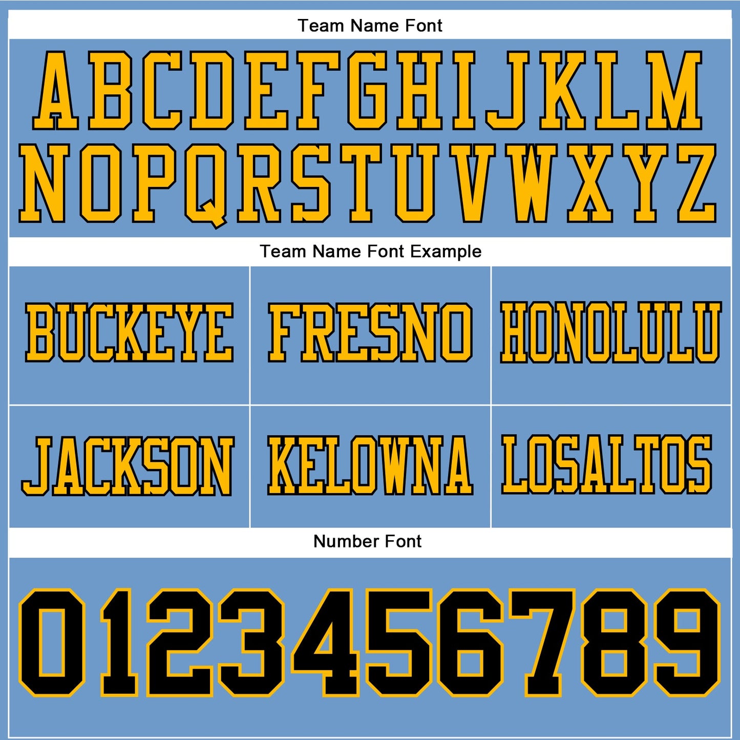 Custom Light Blue Black-Gold Authentic Football Jersey T-Shirts, Hoodie, Sweatshirt | WearSparks.com (Image 4)