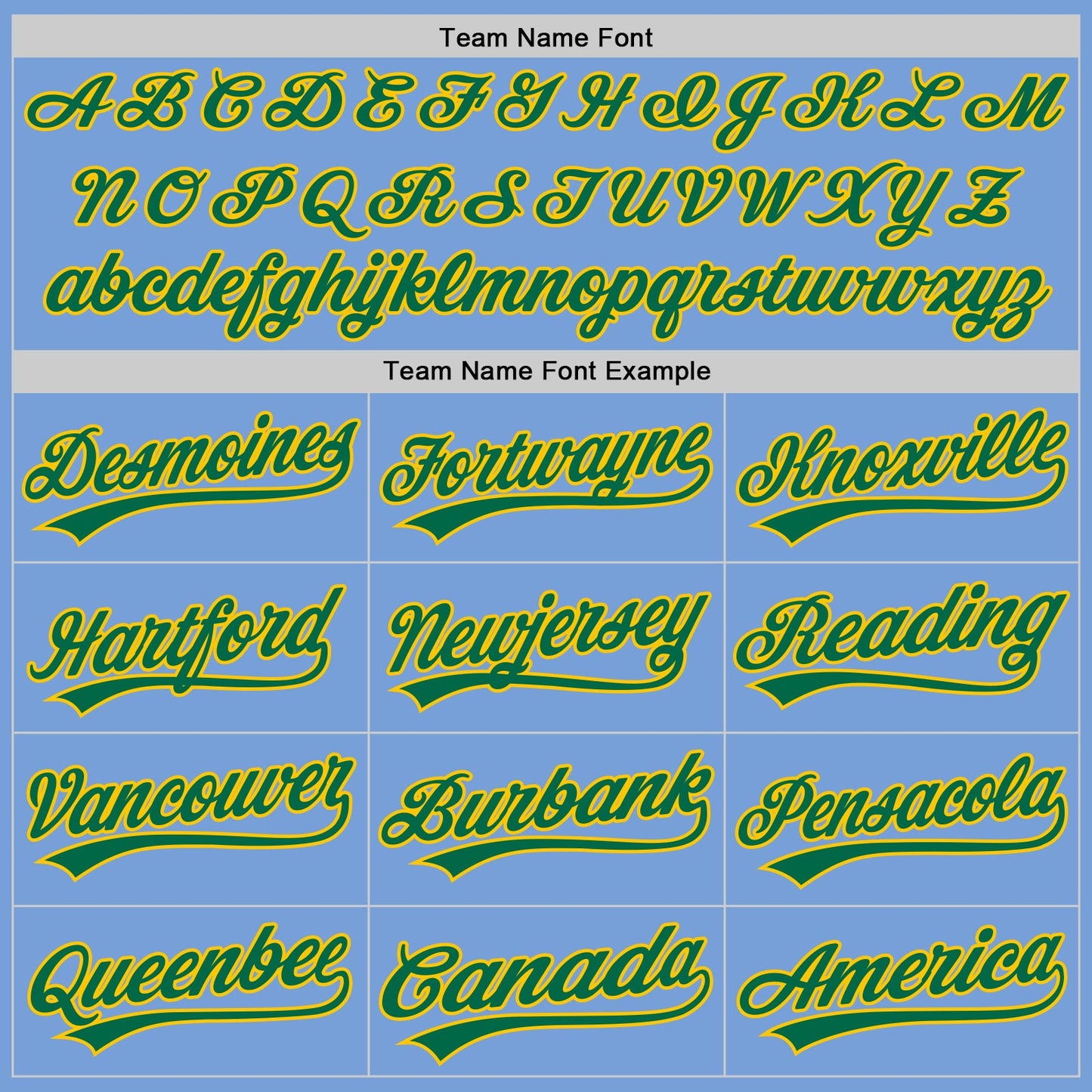 Custom Light Blue Kelly Green-Yellow Authentic Baseball Jersey