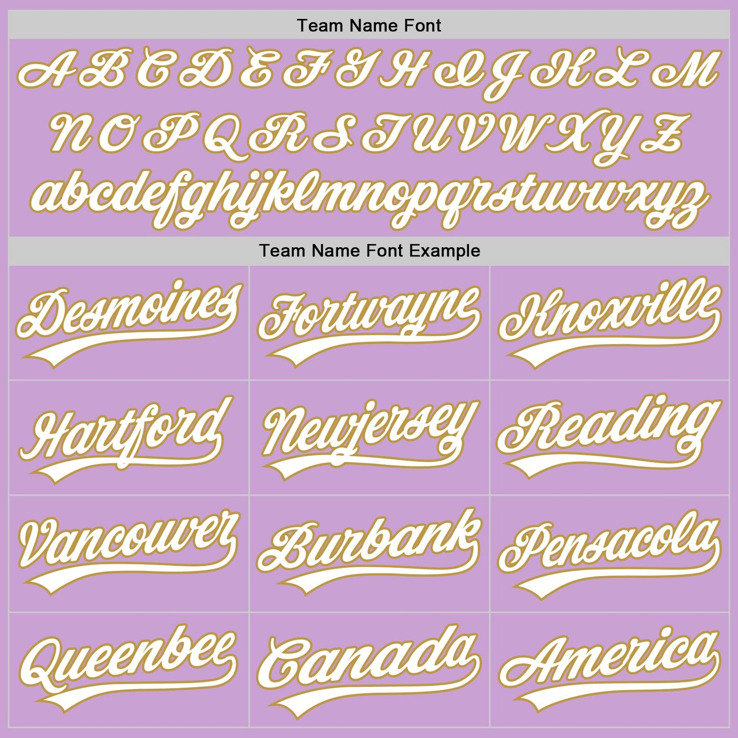 Custom Light Purple White-Old Gold Authentic Baseball Jersey