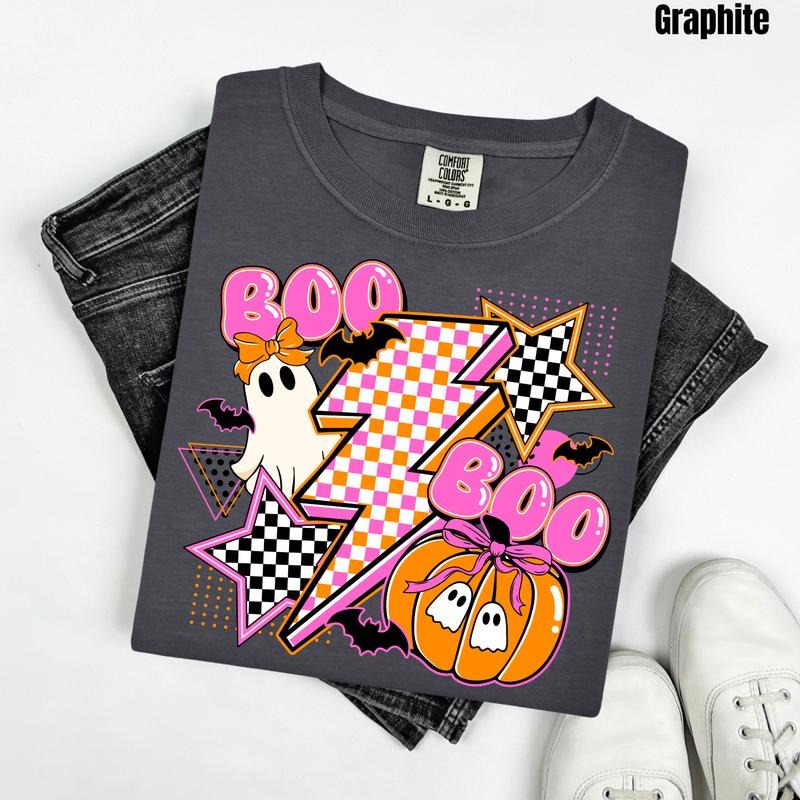 Lightning Checker Boo Scene Comfort Colors T-Shirt 'NLB' Hoodie, Sweatshirt | WearSparks.com