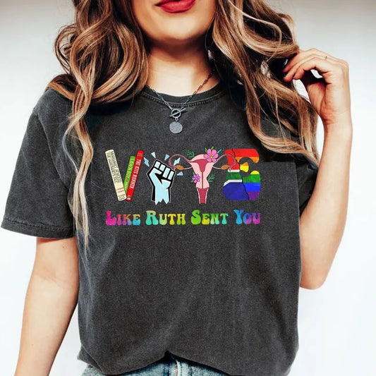 Like Ruth Sent You Vote Shirt, Banned Books Shirt, Reproductive Rights Shirt, Political Activism Shirt, Pro Roe V Wade...