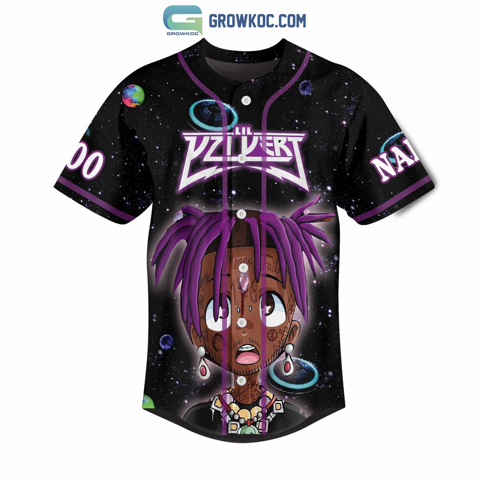 Lil Uzi Vert The Pink Tape Personalized Baseball Jersey