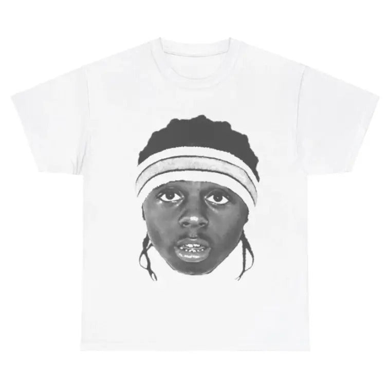 Lil Wayne Black White Rapper Graphic Tshirt Hoodie, Sweatshirt | WearSparks.com