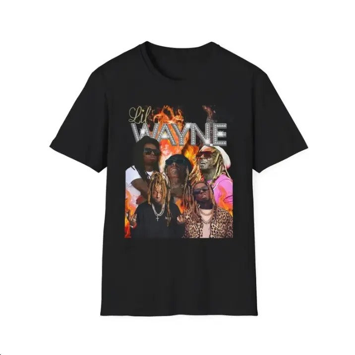 Lil Weezyyyy Tha Carter T-Shirt 5000 Unisex Heavy Cotton Graphic Crew Neck Short Sleeve Classic Fit 100% Cotton Hoodie,...