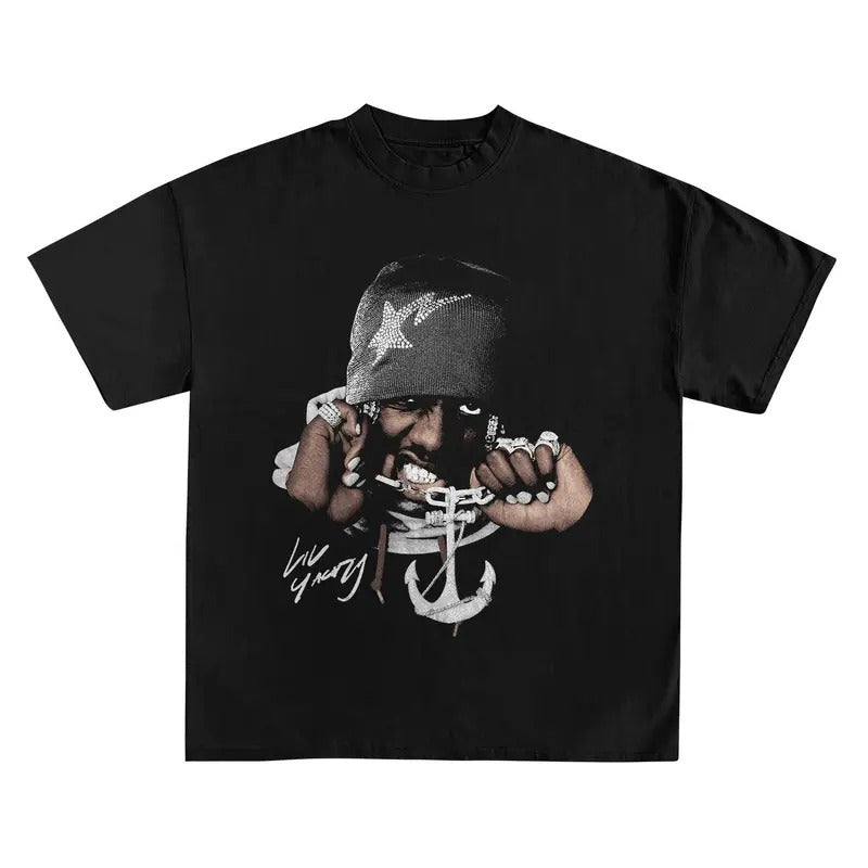 Lil Y.achtyy Graphic Tee for Hip Hop Fans Hoodie, Sweatshirt | WearSparks.com