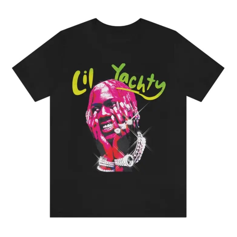 Lil Yachtyy T-shirt, Graphic Tee, Music Fan Tee Hoodie, Sweatshirt | WearSparks.com