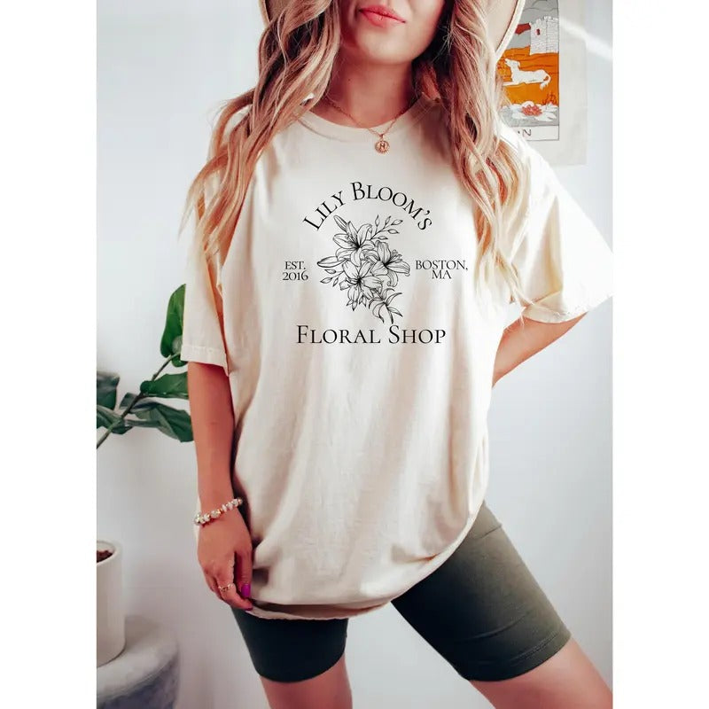 Lily Bloom's Floral Shop Shirt,It Ends With Us Shirt,Colleen Hoover Sweatshirt,Lily Bloom,Booktok,It Starts With Us Hoodie