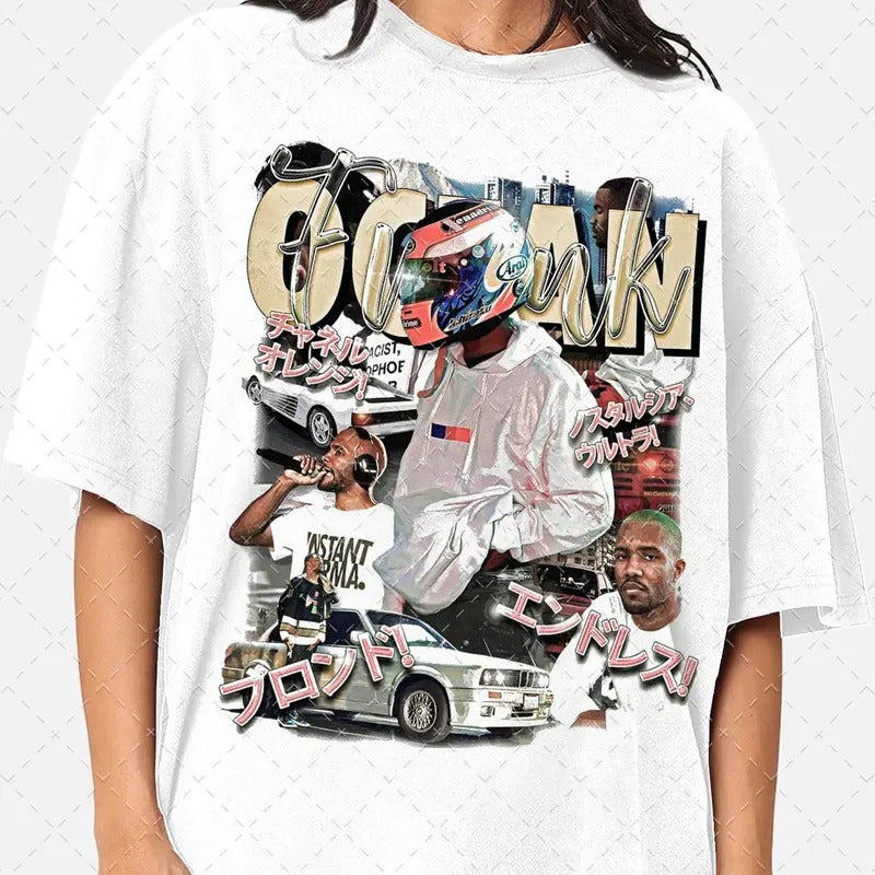 Limited Frank Ocean Bootleg 90s Graphic T-shirt, Raptees Gifts for Woman and Man Unisex T-shirt Hoodie, Sweatshirt