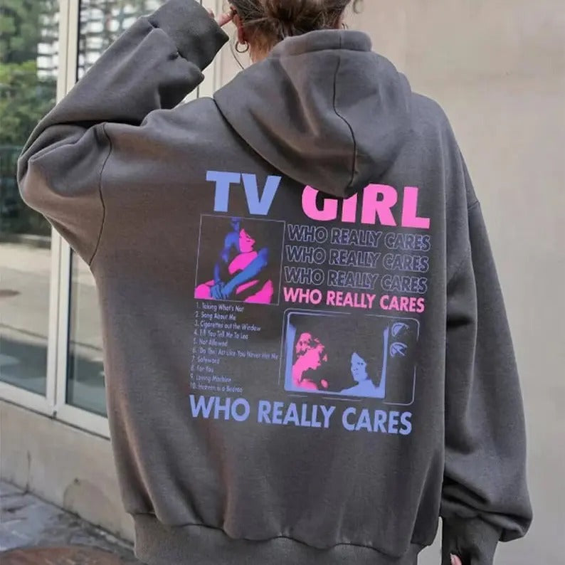 Limited TV Girl Hoodie, French Exit Hoodie, Who Really Cares Aestheticadelica Hoodie, -Cults Hoodie -Salvia Palth...
