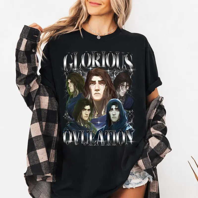 Limited Viktor Arcane Glorious Ovulation Shirt, Arcane Merch, League of Legnds Anime L0l Shirt Casual Cotton Top Unisex...