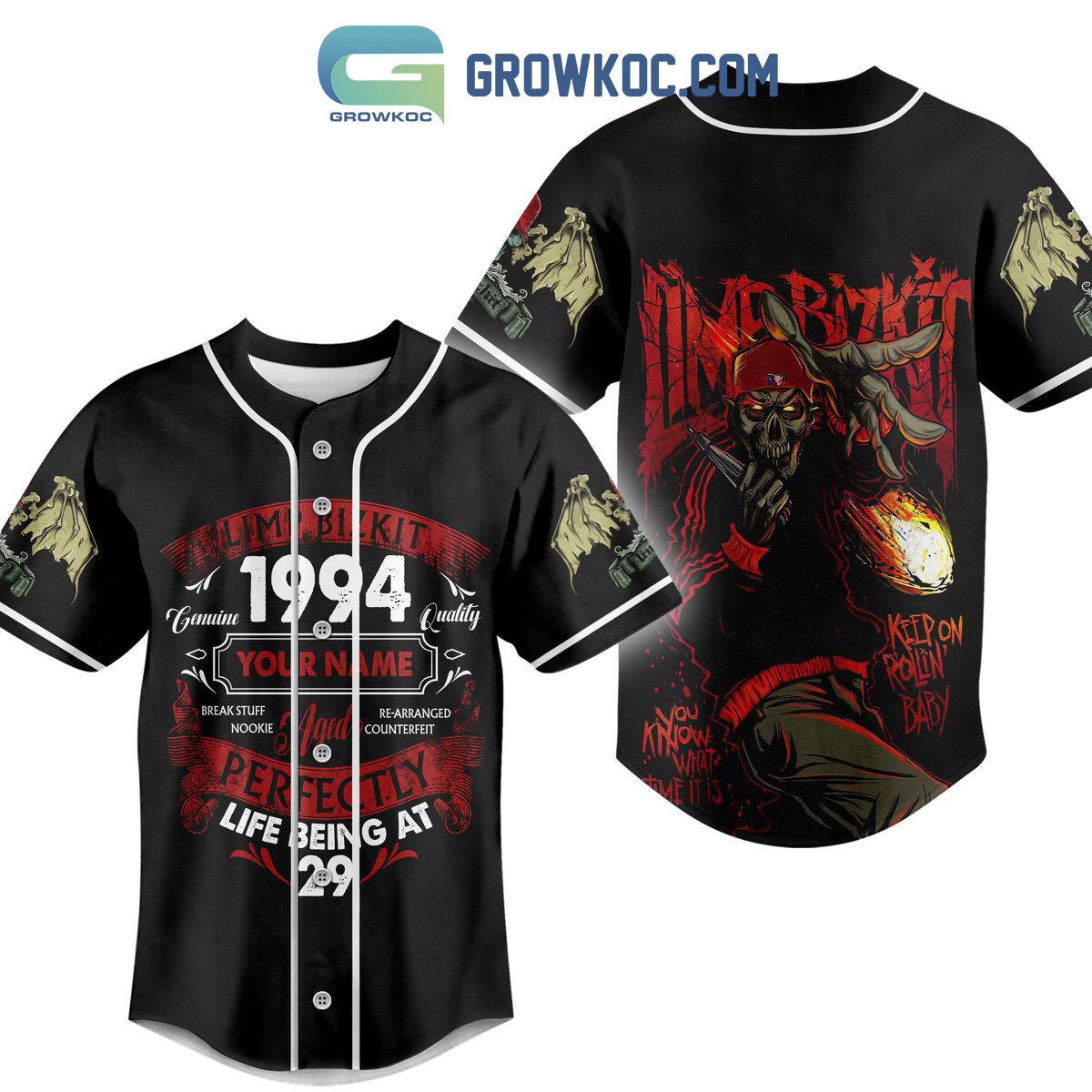 Limp Bizkit 1994 Perfectly Life Being At 29 Baseball Jersey