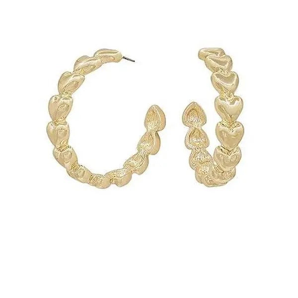 Linked Heart Hoop Earrings T-Shirts, Hoodie, Sweatshirt | WearSparks.com