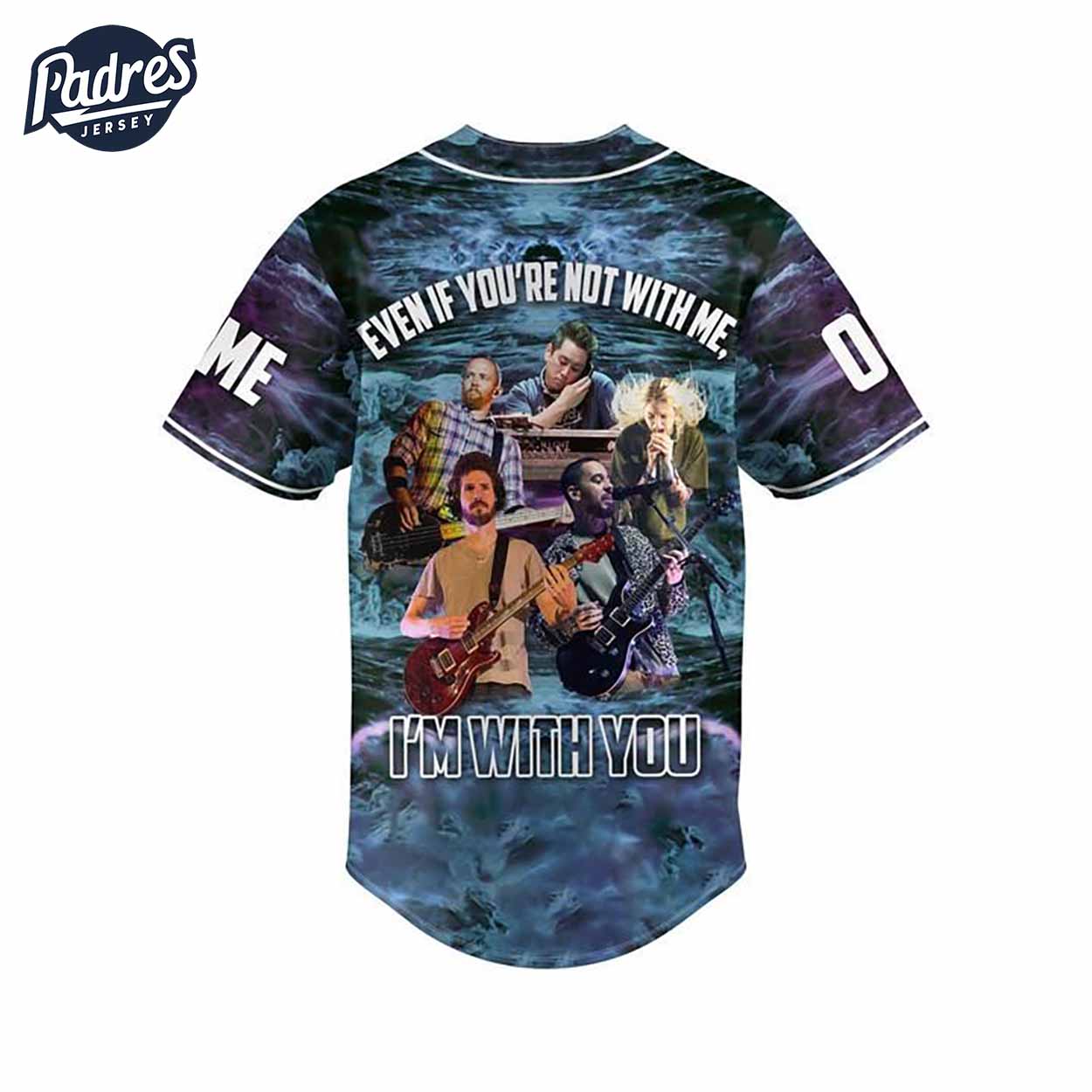 Linkin Park From Zero World Tour Custom Baseball Jersey - Padres Jersey Oasis: Elevate Your Baseball Style Game... (Image 4)