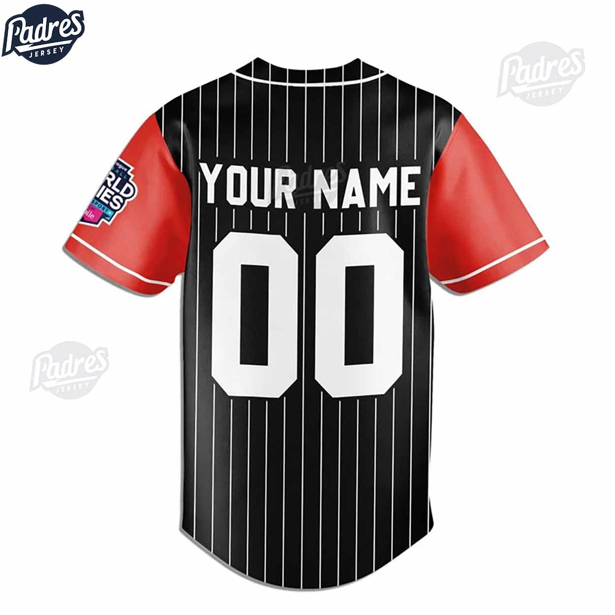 Little League Metro Team Baseball Jersey - Padres Jersey Oasis: Elevate Your Baseball Style Game T-Shirts,... (Image 3)