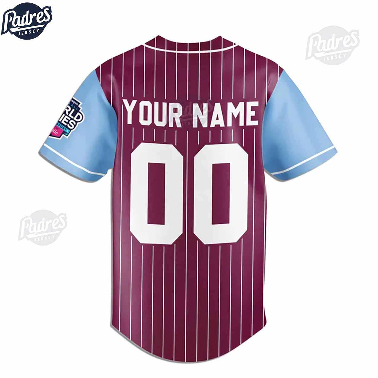 Little League New England Team Baseball Jersey - Padres Jersey Oasis: Elevate Your Baseball Style Game... (Image 3)