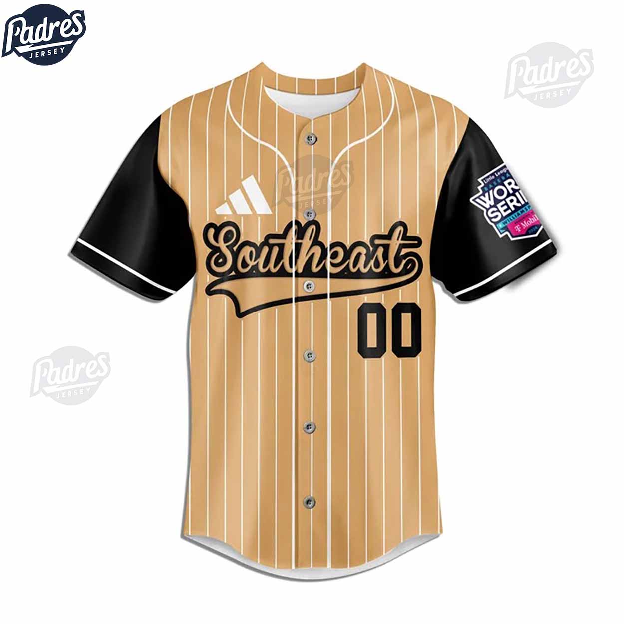 Little League Southeast Team Baseball Jersey - Padres Jersey Oasis: Elevate Your Baseball Style Game T-Shirts,... (Image 3)