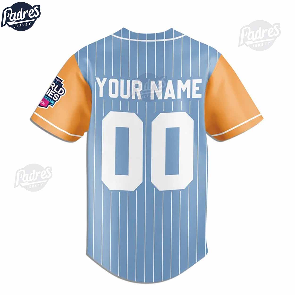 Little League West Team Baseball Jersey - Padres Jersey Oasis: Elevate Your Baseball Style Game T-Shirts,... (Image 2)