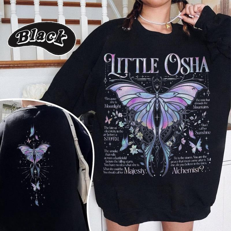 Little Osha Butterfly Sweatshirt, T-shirt And Hoodie , Quicksilver  Shirt, Saeris Fane Kingfisher Inspired Tee,...