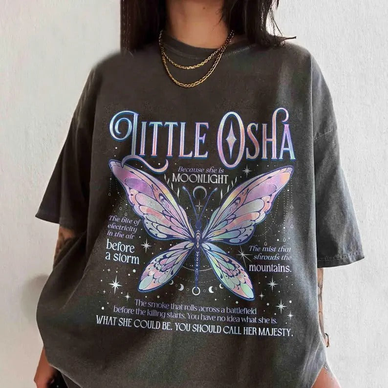 Little Osha Butterfly T-Shirt, Quicksilver Callie Hart Shirt, Saeris Fane Kingfisher Inspired Tee, Quicksilver Fan Tshirt...