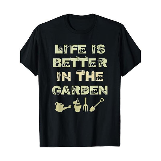 Living in the garden Better Love gardening Natural Plants T-shirt Made in USA Hoodie, Sweatshirt | WearSparks.com