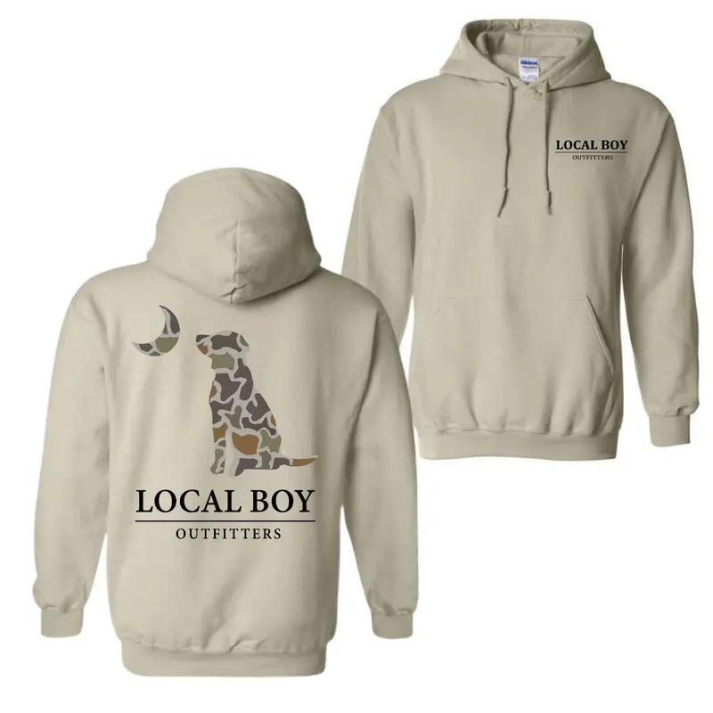 Local Boy Outfitters Camo Dog Hoodie, Classic Outdoor Design Perfect for Hunting and Nature Enthusiasts Ideal for Casual...