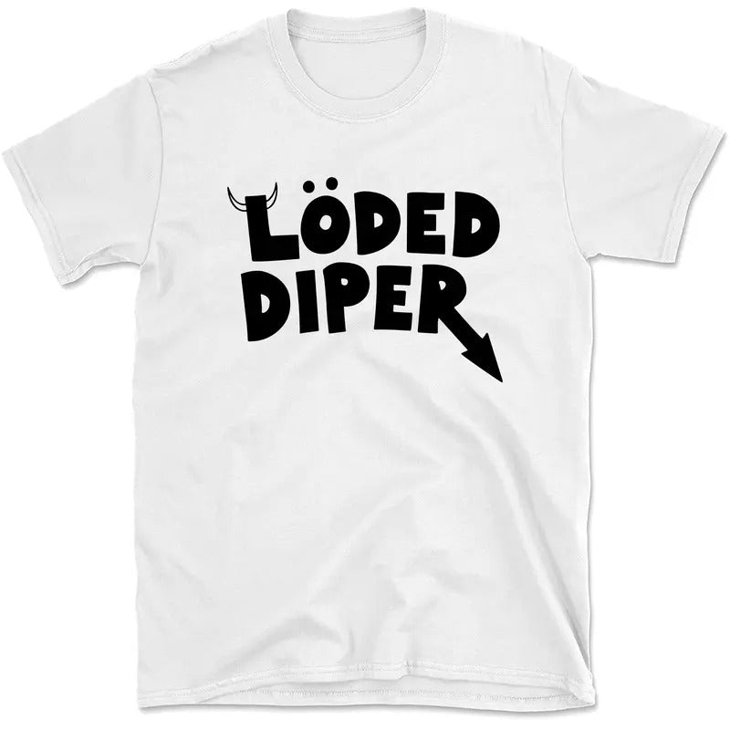 Loded Diper Shirt Vintage Loaded Diaper Graphic Tee Shirt Diary of a Wimpy Shirt, Sweatshirt, Hoodie | WearSparks.com