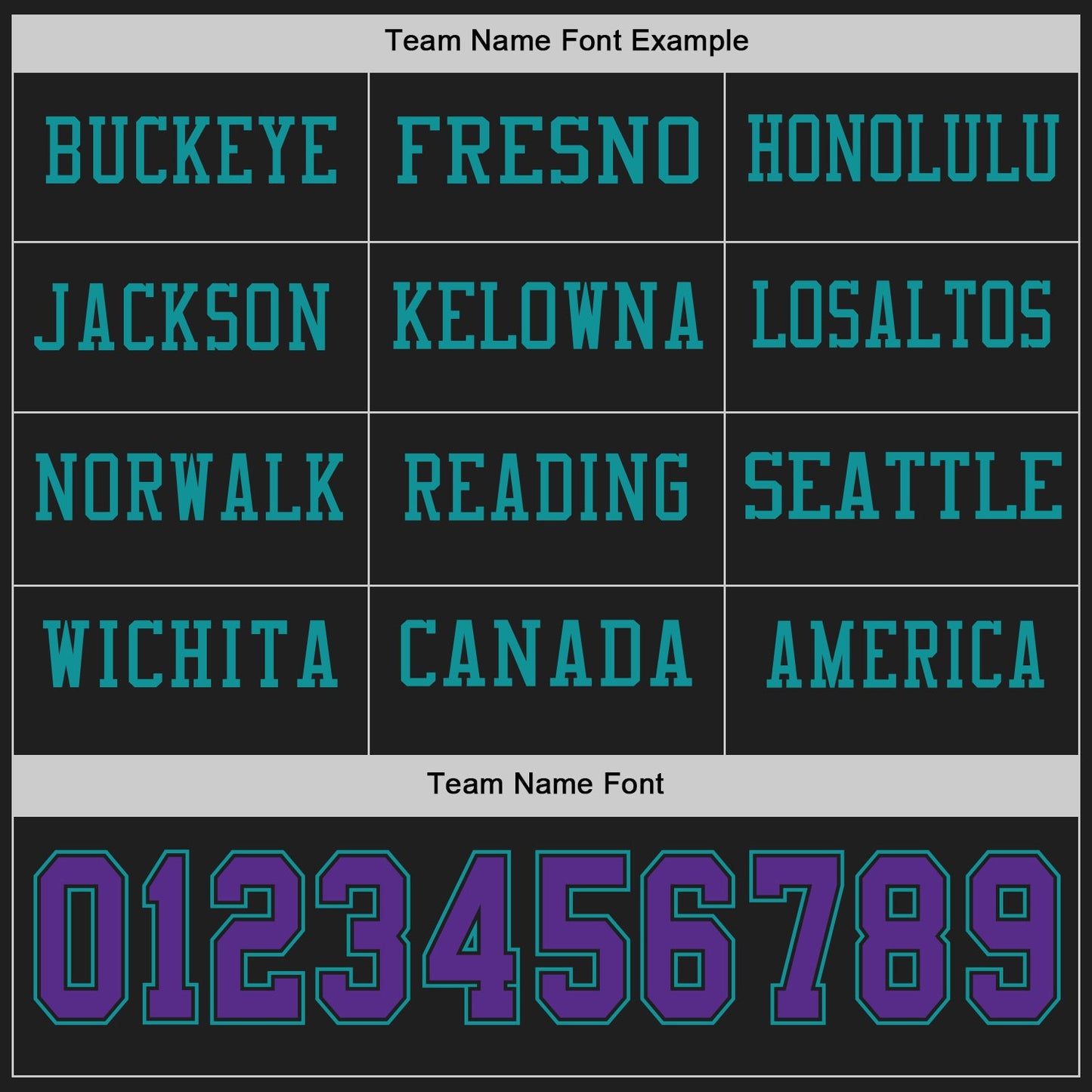 Custom Black Purple-Teal Long Sleeve Authentic Football Jersey T-Shirts, Hoodie, Sweatshirt | WearSparks.com (Image 3)
