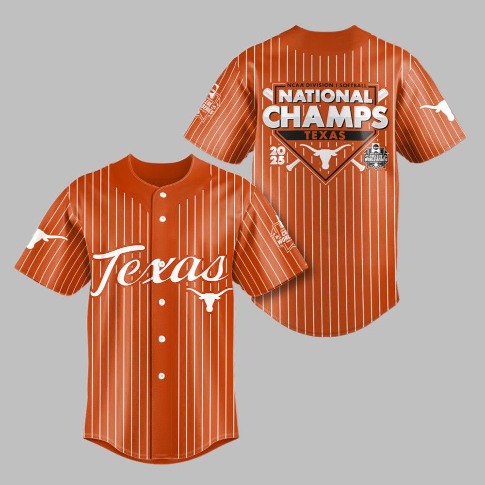 Longhorns Division I Softball National Champs Texas 2025 Jersey - Grishko.com T-Shirts, Hoodie, Sweatshirt (Image 1)