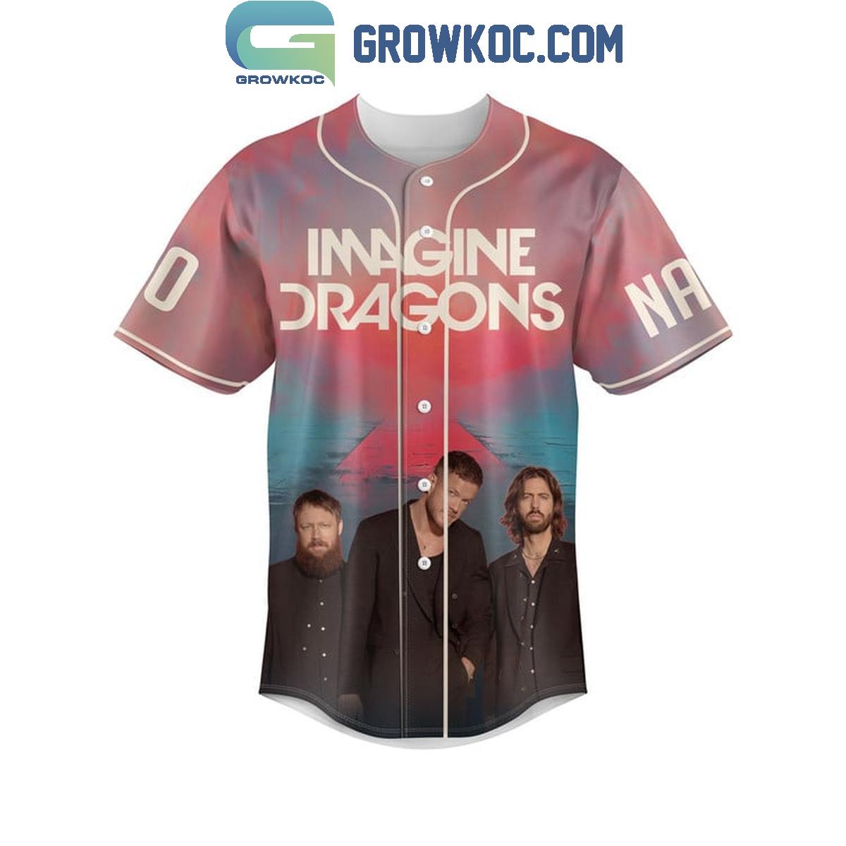 Loom World Tour Imagine Dragons 2024 Personalized Baseball Jersey