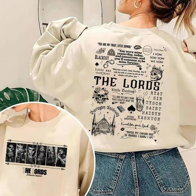 Lords Series Book Boys Double-Sided Sweatshirt, Barrington College Shirt, Shantel Tessier Merchandise, LORDS Series...