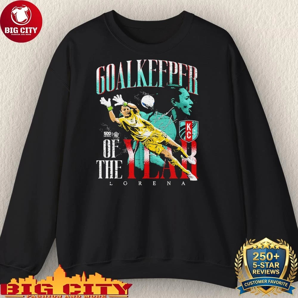 Lorena Kansas City Current 2025 Goalkeeper Of The Year signature shirt